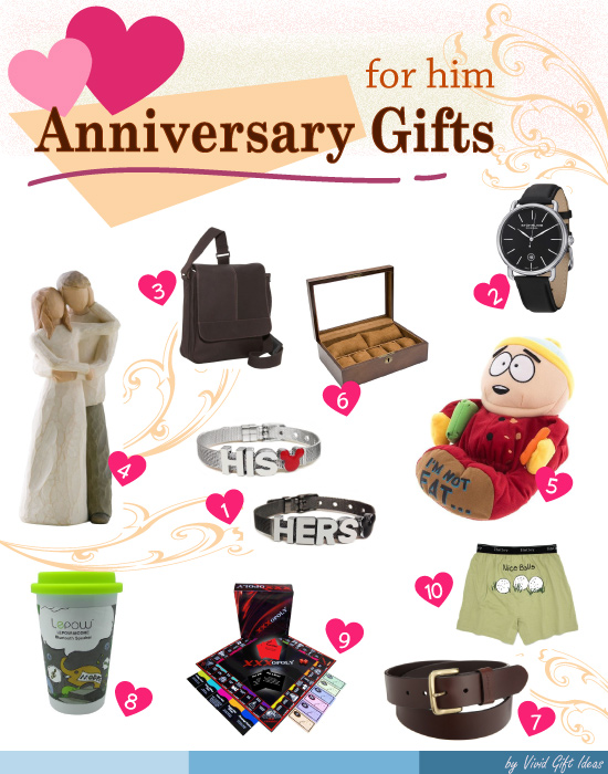 best anniversary gifts for him