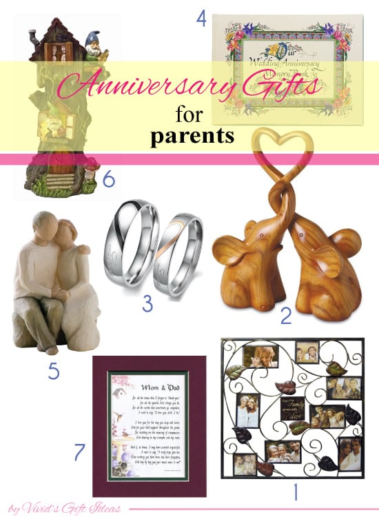 Good Anniversary Gifts For Parents
 The List of 17 Meaningful Anniversary Gifts for Parents