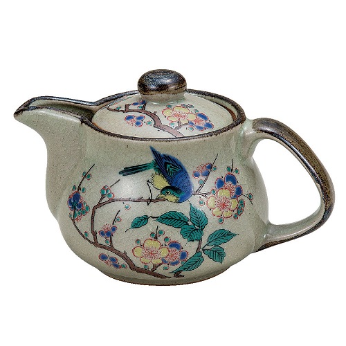 Kutani Flowers and Bird Teapot