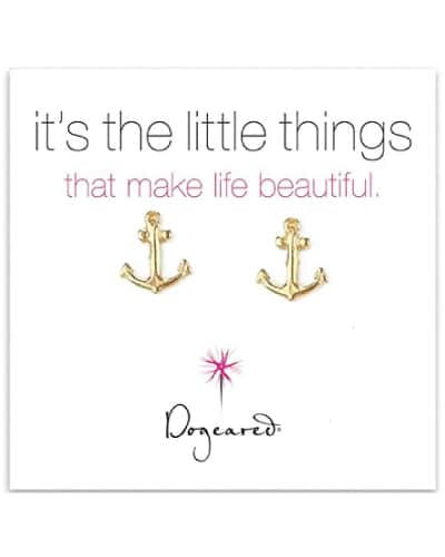 Dogeared Small Anchor Stud It's The Little Things Earrings | Nautical Gifts
