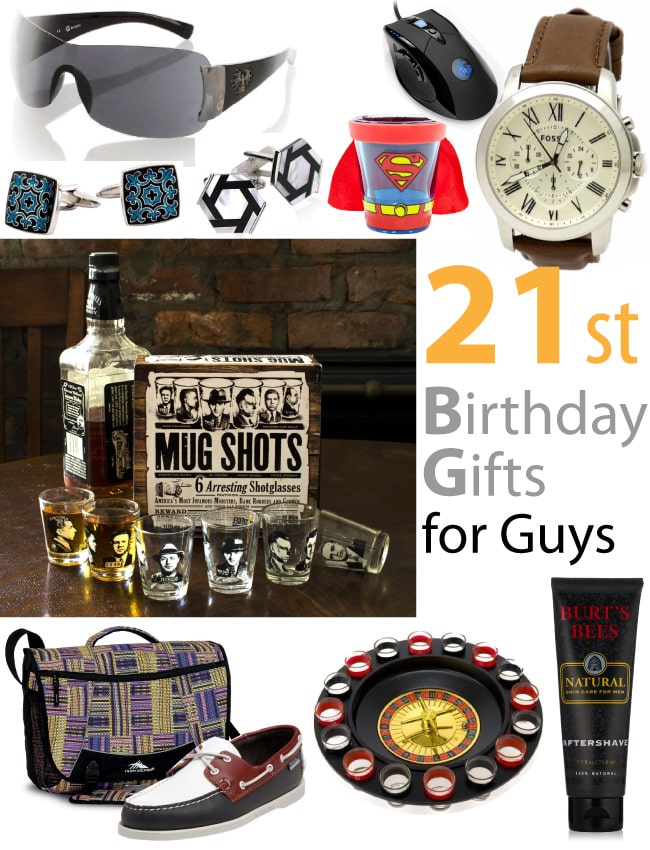 21st Birthday Gifts for Guys