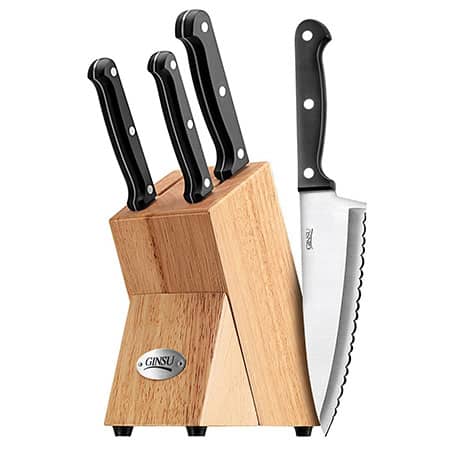 Ginsu Essential Series 5-Piece Stainless Steel Knife - Traditional Housewarming Gifts