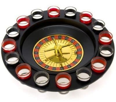 Shot Glass Roulette Drinking Game Set