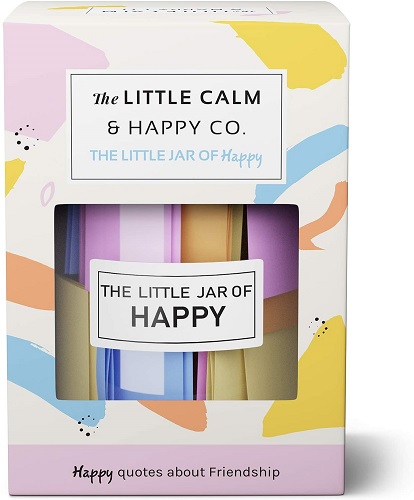 The Little Calm and Happy Company Happy Friendship Quotes Jar