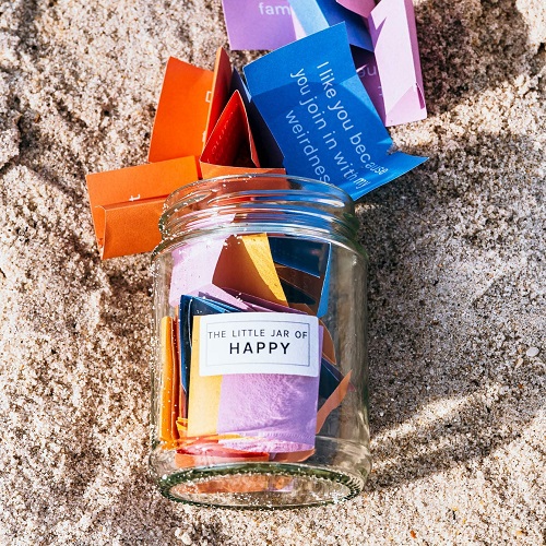 Happy Friendship Quotes Jar