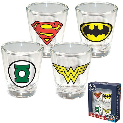 DC Comics Insignia Shot Glass