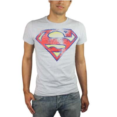 Bioworld Men's Superman Logo Tee