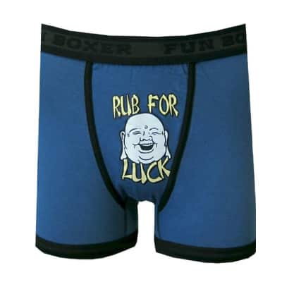 rub for luck laughing buddha boxer briefs for men