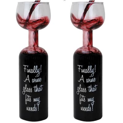  Big Mouth Toys Ultimate Wine Bottle Glass