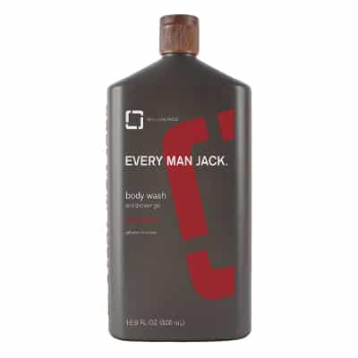 every man jack cedarwood body wash and shower gel