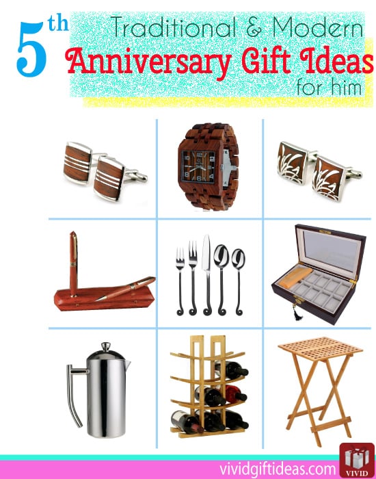 5th Wedding  Anniversary  Gift Ideas  For Him  Vivid s