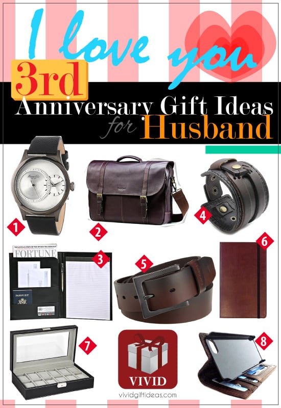 3rd year anniversary gift ideas for him