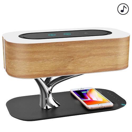 Ampulla Bedside Lamp with Bluetooth Speaker