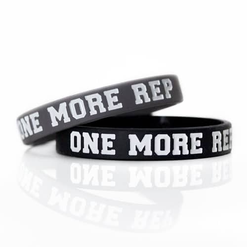 "One More Rep" Silicone Wristbands