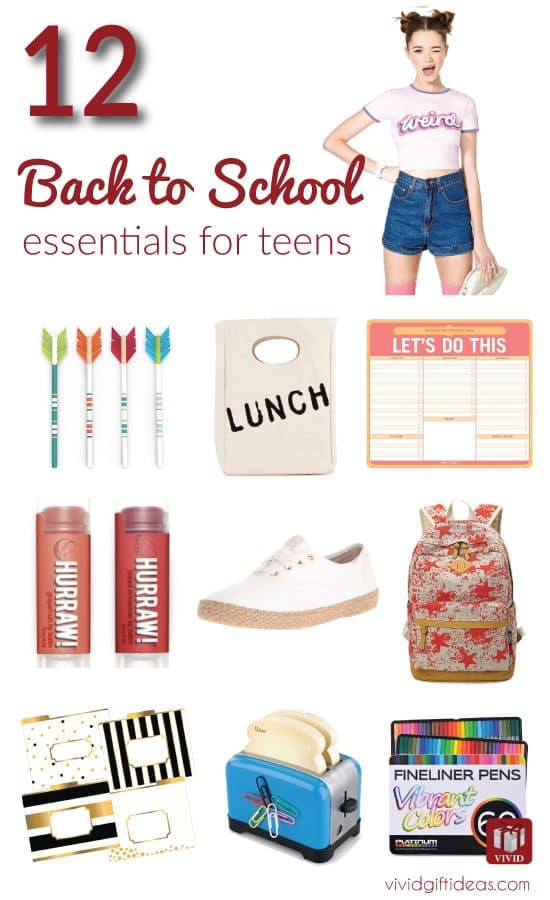 12 Cool Back to School Essentials for Teens VIVID'S