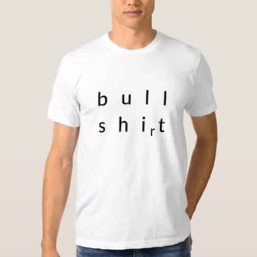 Bullsh*t Bull Shirt. Men's fashion. Going to college gift ideas for guys.