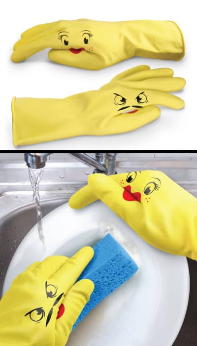Hand-Puppet Dish Gloves 