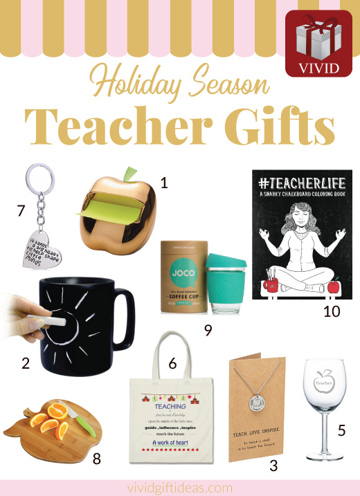 10 Best Teacher Gifts To Give On Holiday Season VIVID'S