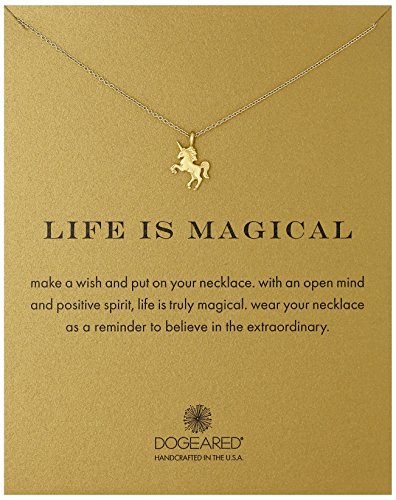 Dogeared Life Is Magical Unicorn Necklace