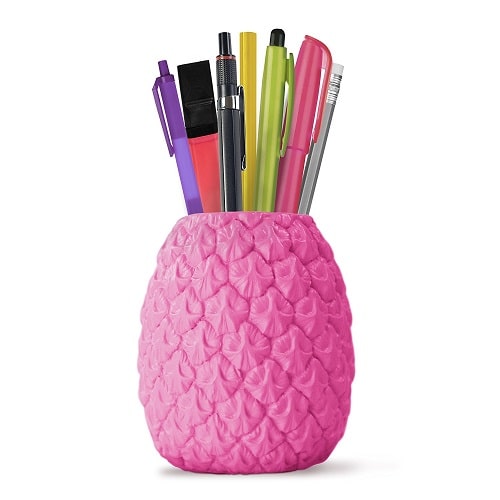 Pineapple Pen Holder. College desk accessories. Dorm room ideas.