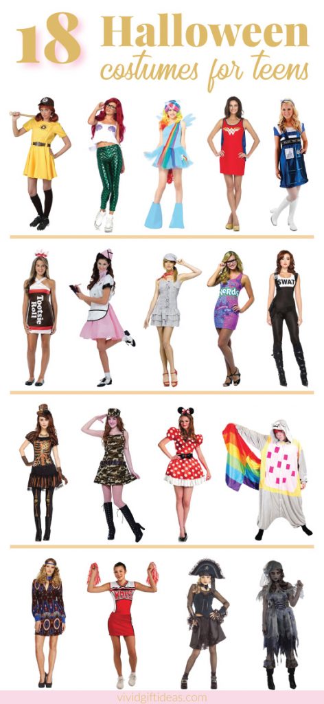 The List 18 Cute Halloween Costumes for Teen Girls (Stylish and Non ...