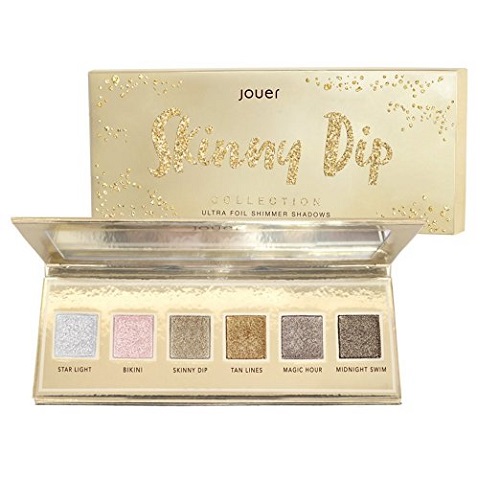 Jouer Skinny Dip Ultra Foil Shimmer Eyeshadow Palette. 2017 Holiday Gift Guide For Her. Christmas gifts for college girls.