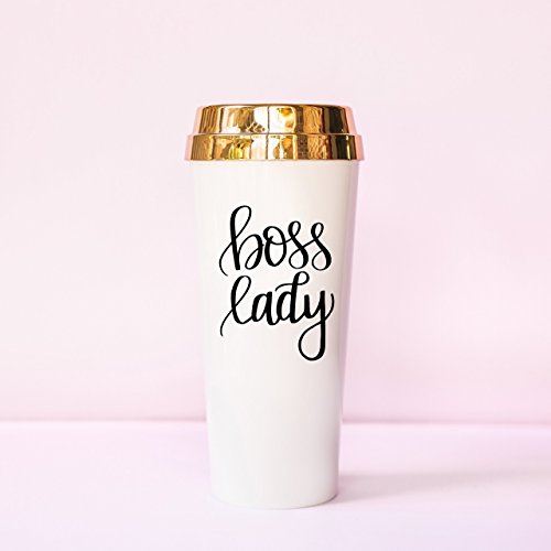 Boss Lady Travel Mug. Female boss gifts. (Boss Day gift ideas for women)