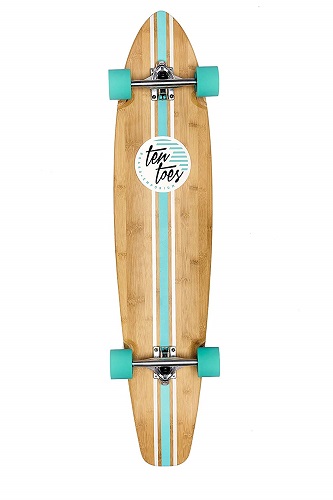 Ten Toes Board Emporium Zed Bamboo Longboard Skateboard Cruiser