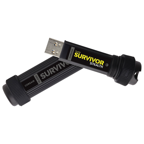Corsair Flash Survivor Stealth USB Flash Drive. Tech gifts for men. Christmas gifts for teen boys.