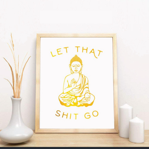 Meditating Buddha Poster