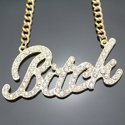 Bitch Word Necklace
