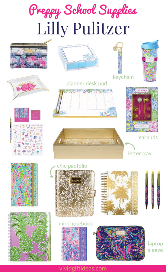 15 Lilly Pulitzer Stationery School Supplies You Can Get On Amazon
