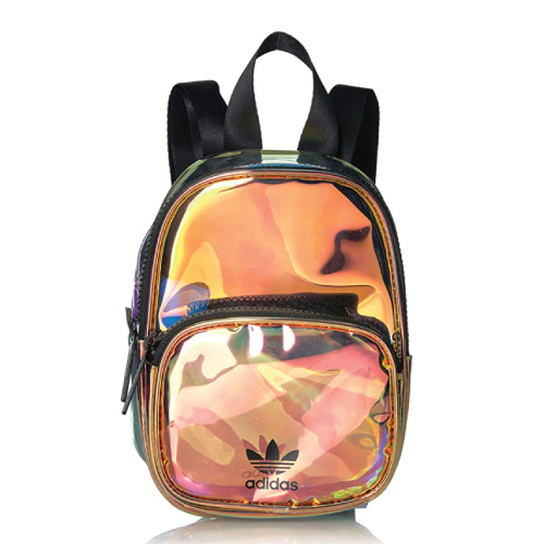 mini iridescent backpack adidas