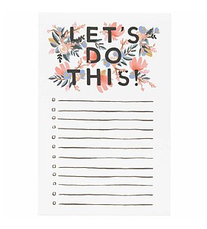Rifle Paper Co. "Let's Do This" Notepad