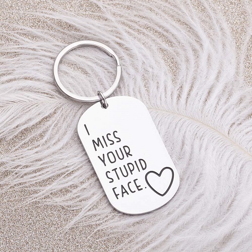 Christmas Gift Ideas | Long Distance Relationship Keychain | Gifts for Boyfriend