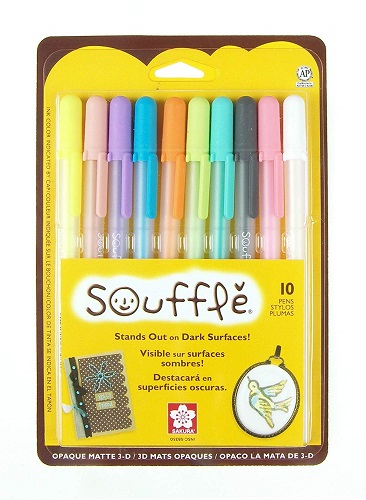 Sakura Souffle 3-Dimensional Opaque Ink Pen Set | Stocking Stuffers for Tweens