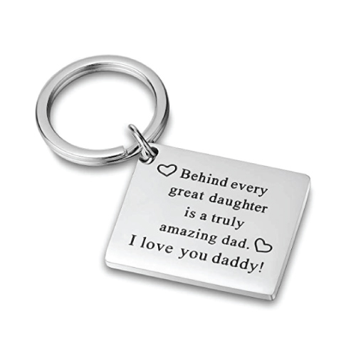 Father Daughter Keychain