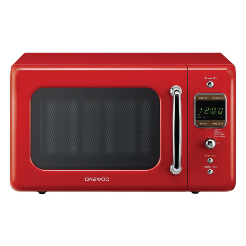 Daewoo Retro Countertop Microwave Oven