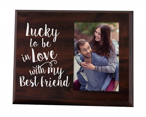 Lucky to Be in Love Picture Frame