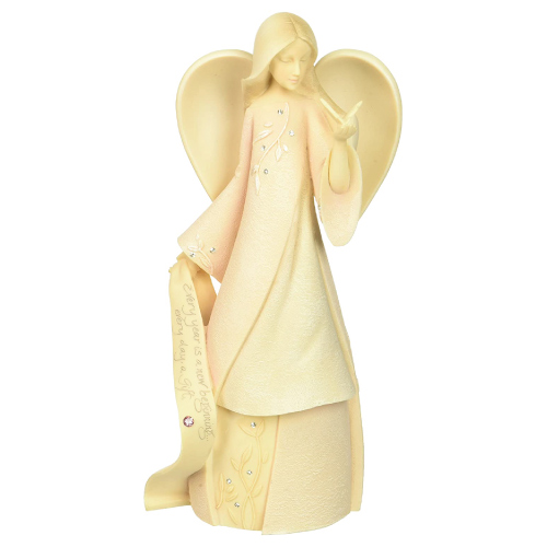 Foundations October Angel Figurine