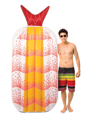 Shrimp Sushi Inflatable Pool Float