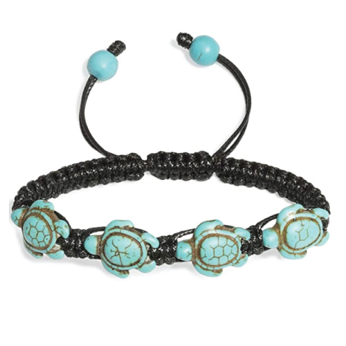 Turquoise Hawaii Style Turtle Bracelet