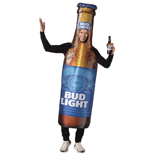 Bud Light Beer Bottle Costume