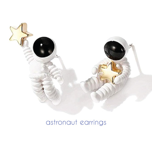 Astronaut Stud Earrings