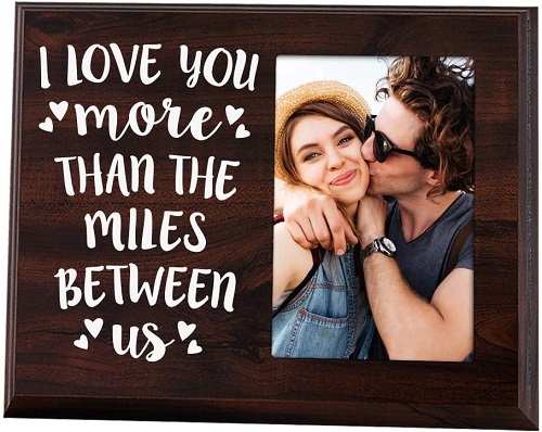 Long Distance Relationship Couples Picture Frame