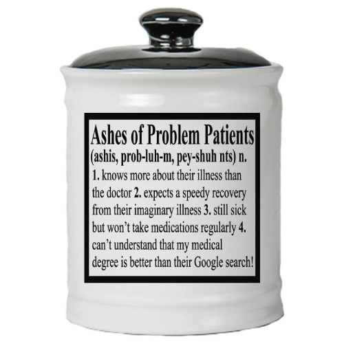 Ashes of Problem Patients Coin Bank