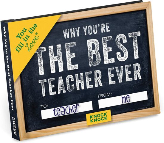 Why You're the Best Teacher Ever Keepsake Journal