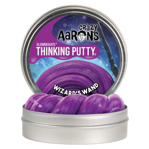 Crazy Aaron's Thinking Putty Wizard's Wand Glow in The Dark Putty
