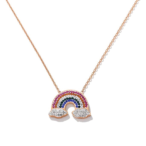 Rainbow Cloud Pendant Necklace