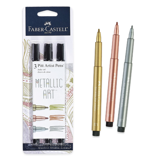 Faber-Castell Metallic Pitt Artist Pens